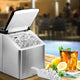 Devanti Portable Ice Cube Maker 3.2L Stainless Steel – view 4