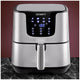 Devanti 7L Digital Air Fryer Silver AF-K-G-5T6-SS – view 2