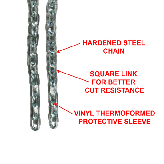 Master Lock Security Chain - 6mm x 1m - Steel - Cut Resistant – view 2 - Auzzistore