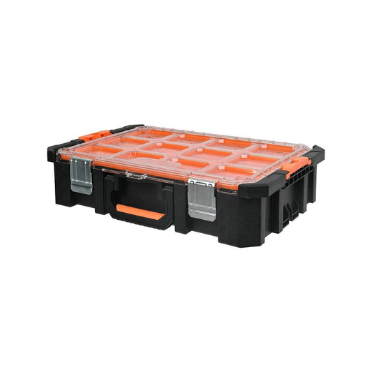 Tactix Modular Heavy Duty Tool Organiser - 528mm x 129mm x 368mm - Durable Storage - Auzzistore