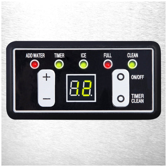 Devanti Stainless Steel Commercial Ice Maker – view 2