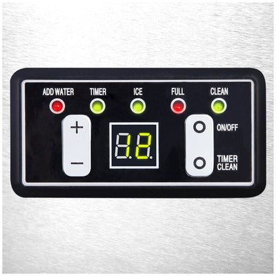 Devanti Stainless Steel Commercial Ice Maker
