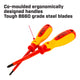 Crescent 1000V Insulated Screwdriver Set - 2 Piece - 8660 Steel - Comfort