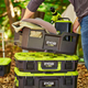 Ryobi Link Crate - Storage Solution 413mm x 203mm x 565mm - Impact-Resistant