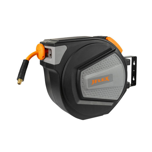 Jflex 20m Premium Hybrid Hose Reel - Kink-Resistant - Auto-Rewind - Auzzistore