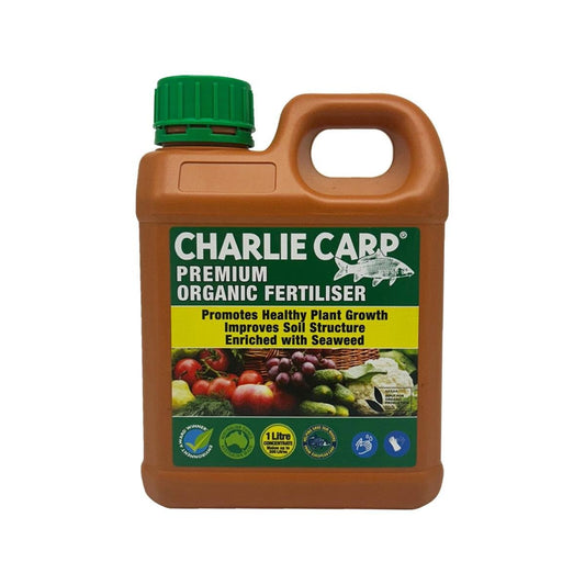 Charlie Carp Organic Fertiliser - 1L - Liquid - NASAA Certified - Auzzistore
