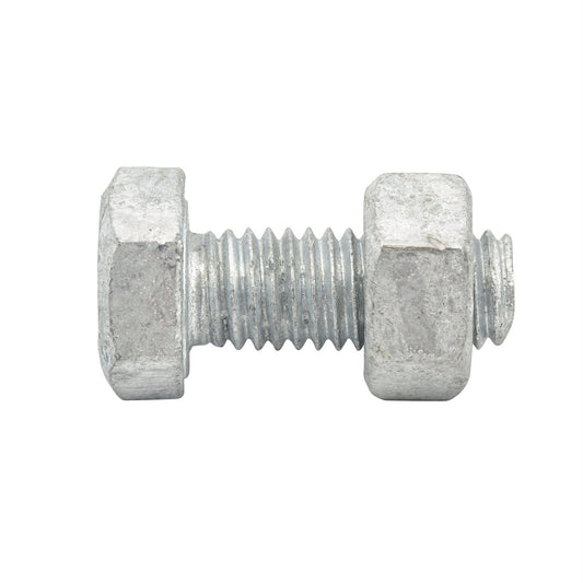 Zenith Hot Dip Galvanised Hex Head Bolts M8 x 20mm 25 Pack Durable – view 2 - Auzzistore