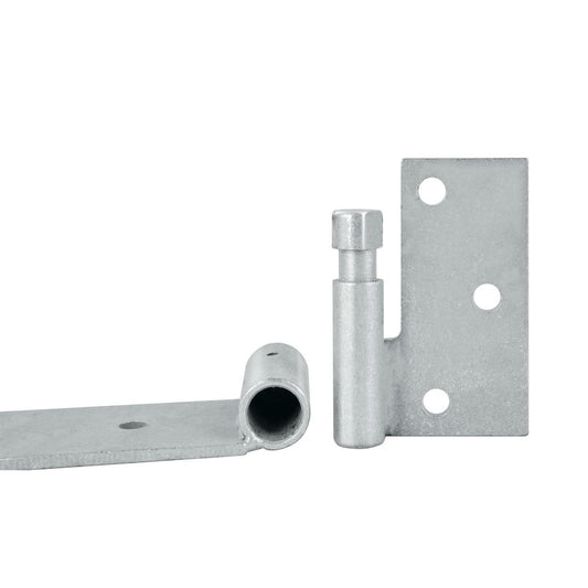 Pinnacle 16mm Galvanised Rh Long Strap Security Gate Hinge - 2 Pack - Anti-Lift - Durable Steel – view 2