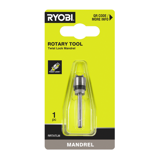 Ryobi Rotary Twist Lock Mandrel - 3.2mm Shank - Tool-Free Changeovers - Auzzistore