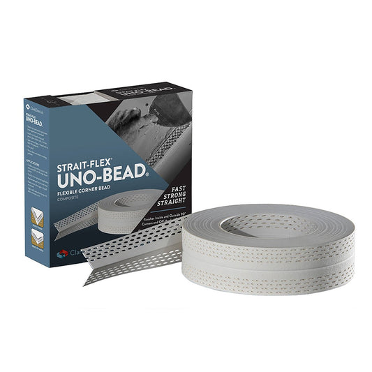 Strait-Flex Uno Bead Steel Bead on a Roll - 30.5m - Durable PVC - Auzzistore