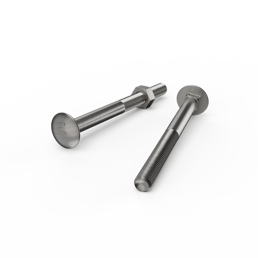 Zenith Stainless Steel 304 Grade Cup Head Bolts M10 x 120mm Durable - Auzzistore