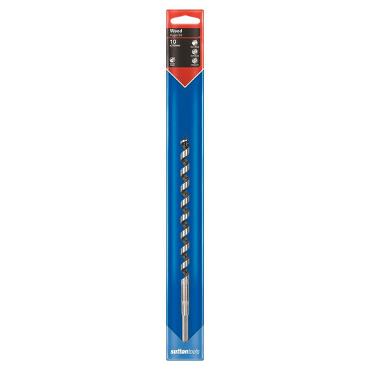Sutton Tools Medium Auger Bit 250 x 10mm Steel Fast Drilling - Auzzistore