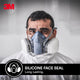 3M Professional Paint Respirator - Medium - Silicone - Comfortable Fit