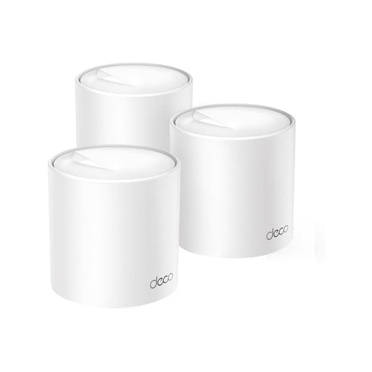 TP-Link Deco AX1500 Whole Home Mesh Wi-Fi 6 System 3 Pack - 1,500 Mbps - Covers 520m²