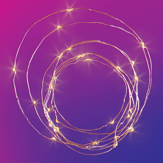 Lytworx 100 Warm White LED Lights - 9.85m Copper Wire - Flexible - Ambient – view 2 - Auzzistore