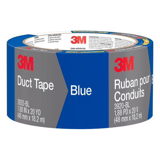 3M Duct Tape Blue - 48mm x 18.2m - High Adhesion All-Purpose Repair Tape - Auzzistore