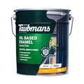 Taubmans Gloss White Oil Based Enamel - 4L - Durable Finish - 5.022kg