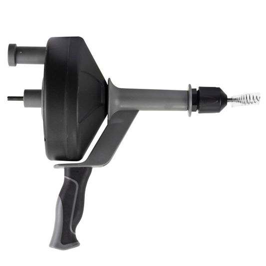 Kinetic Wire Drain Auger - 6mm x 6m - Carbon Steel - Chemical-Free Cleaning