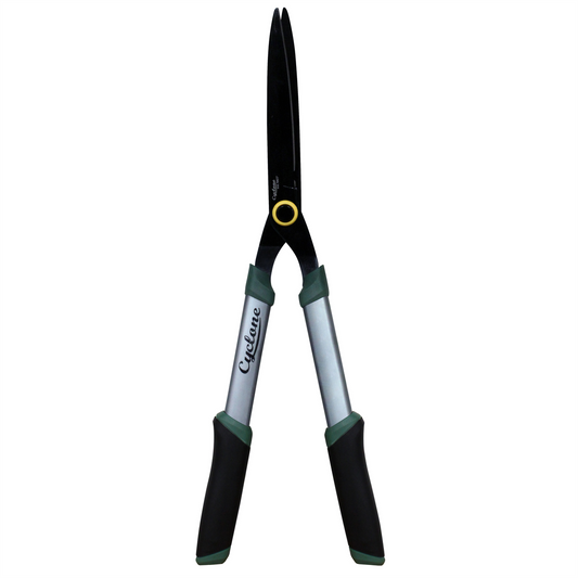 Cyclone Hedge Shears - Straight Edge - 200mm - Aluminium - Lightweight - Auzzistore