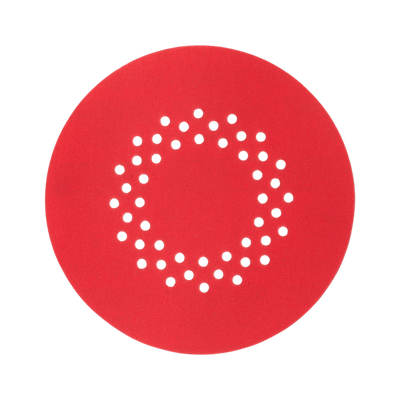 Diablo 125mm Mixed Grit Abrasive Random Orbital Sheets 10 Pack - Red