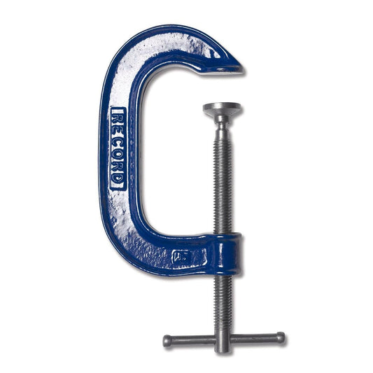 Record G-Clamp - 200mm - Cast Iron - Medium Duty
