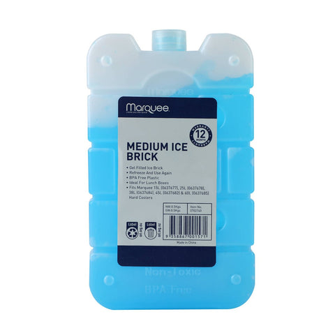 Marquee Medium Ice Brick - Reusable Cooling Solution 195mm x 120mm - Auzzistore