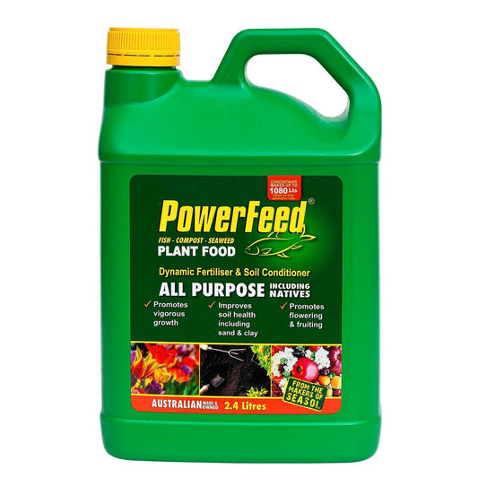 PowerFeed 2.4L Fertiliser Concentrate - Liquid - Boosts Plant Growth - Auzzistore