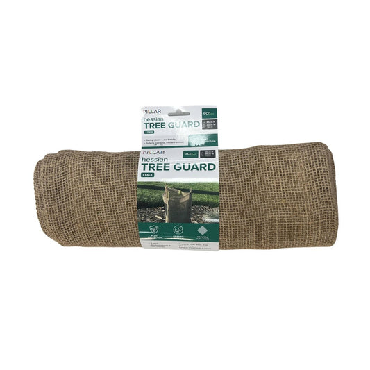 Pillar Natural Hessian Tree Guard Sleeve 30 x 45cm 3 Pack - Breathable Protection