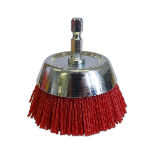 Josco 75mm Abrasive Nylon Cup Brush - 75mm - Nylon - Rust Removal
