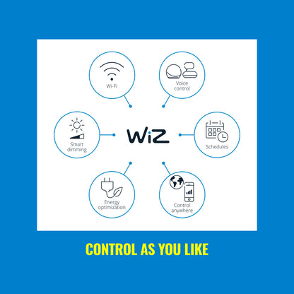 WIZ GU10 LED 345Lm Tuneable White 4.7W Smart Spot