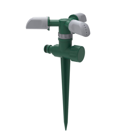 Garden Basics Hose End 3 Arm Revolving Sprinkler 250mm - Efficient Irrigation – view 2 - Auzzistore