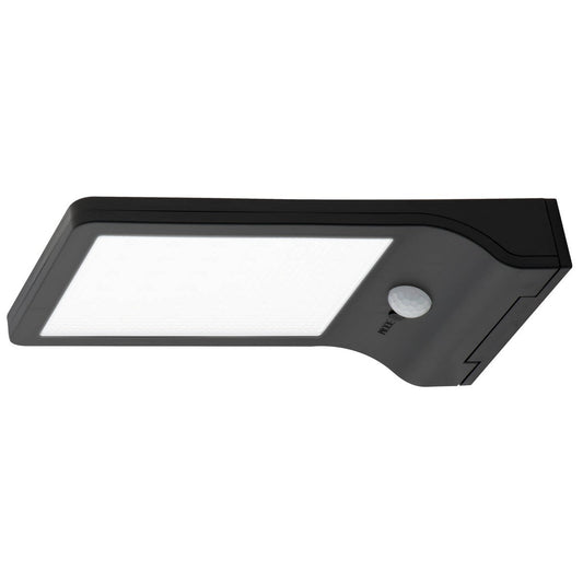 Arlec Black Ritter Sensor Solar Wall Light - 192mm Plastic - 400 Lumens – view 2