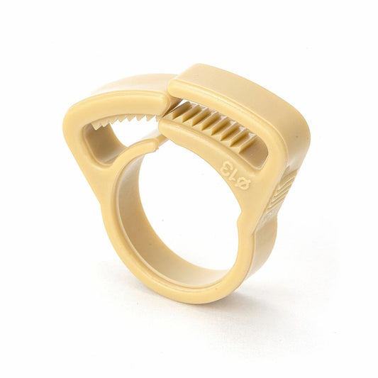 Holman 13mm Poly Micro Ratch Clamp 5 Pack - Beige Polypropylene - Durable - Auzzistore