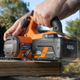 AEG 18V FORCE HD 12.0Ah Battery - Enhanced Power & Runtime - 100mm x 76mm x 155mm