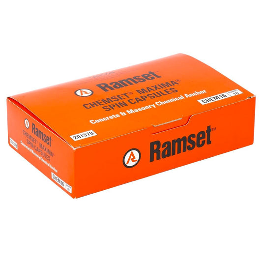 Ramset M16 Maxima Masonry Chemical Acrylate Epoxy Capsule 10 Pack - Auzzistore