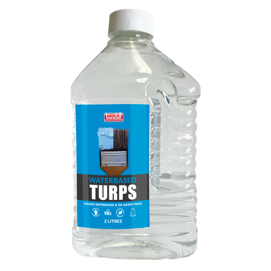 Bondall Waterbased Turps - 2L - Non-Toxic, Low VOC, Odourless Cleaner - Auzzistore