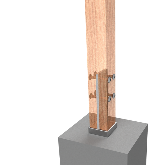 Vuepro M16 Concealed Thread Bolt 2 Pack - 150mm x 230mm - Strong & Easy Install – view 2 - Auzzistore