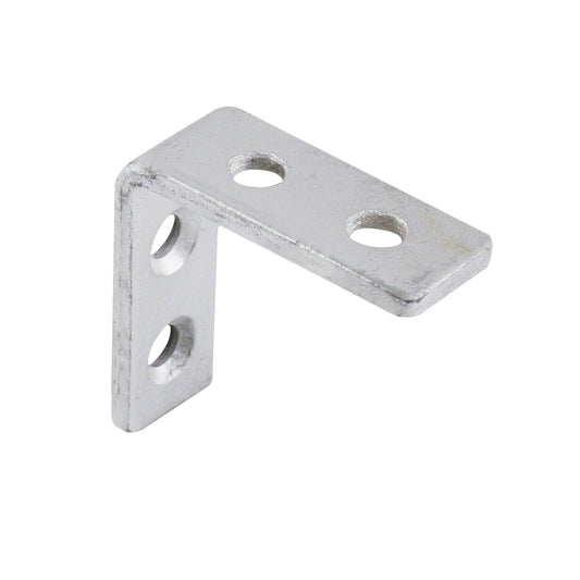Carinya Galvanised Angle Bracket 50mm 4 Pack - Silver - Auzzistore