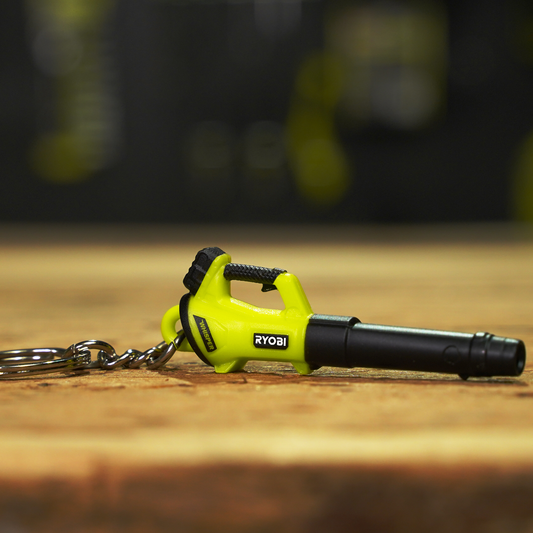 Ryobi Mini S Leaf Blower Keyring - 22mm x 113mm - 100% Recycled Plastics – view 2