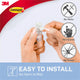 Command Mini Clear Hooks 6 Pack - Adhesive - Plastic - Damage-Free