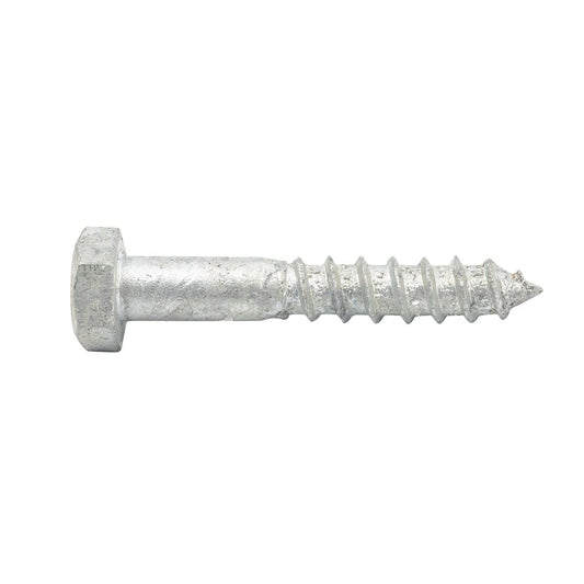 Zenith M8 x 50mm Hot Dipped Galvanised Coach Screw Each - Auzzistore