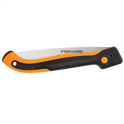 Fiskars Powertooth Folding Saw 250mm Steel Softgrip Easy Carry