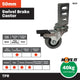 Move It 50mm TPR Swivel Brake Angle Plate Castor 2 Pack 40kg