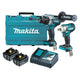 Makita Brushless 2 Piece 18V Combo Kit with 2 x 5.0Ah Batteries DLX2419T