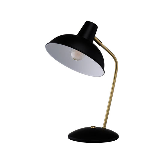 Verve Design Black Chloe Desk Lamp - Adjustable - Vintage Modern - 1200mm