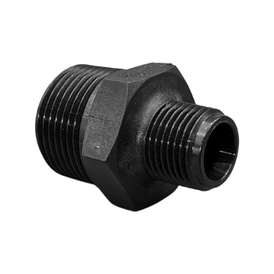 GD Watermark Poly Irrigation Reducing Nipple 1 x 1/2 Inch Durable - Auzzistore