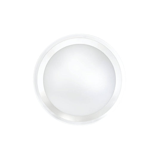 Brilliant Charlton 22W LED Oyster Ceiling Light 43cm Acrylic Silver – view 2