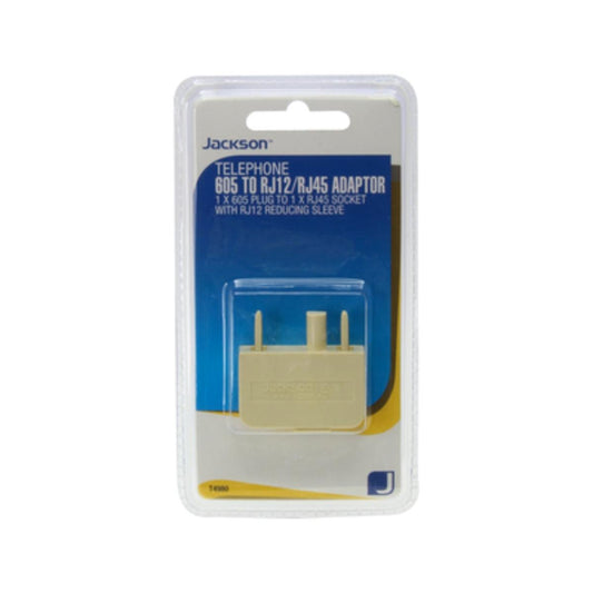 Jackson 605 to RJ12 Adaptor - 45mm - Plastic - Easy Install