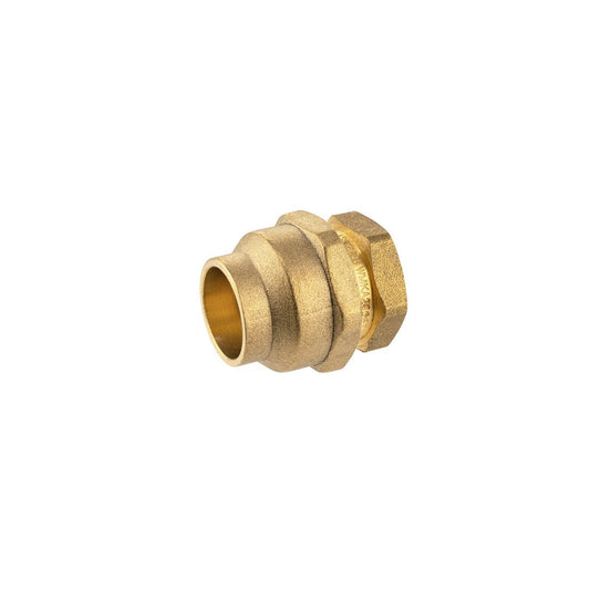 Brasshards Brass Flared Compression Union 20fl x 20fl - Lead-Free - Durable - Auzzistore