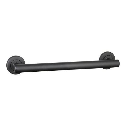 Evekare 450mm Matte Black Linear Grab Rail - Durable Support - 250kg Weight Rating
